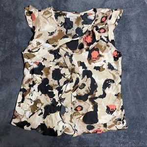 Dress Barn Brown Splotch Colored Blouse🖤